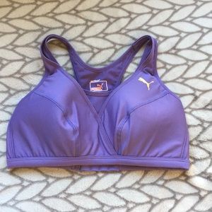 puma padded sports bra